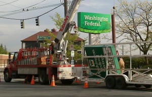 Washington Federal sign switch