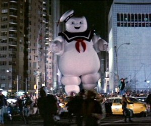 I tried to think of the most harmless thing. Something I loved from my childhood. Something that could never, ever possibly destroy us. Mr. Stay Puft.